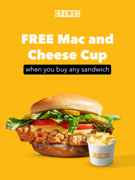 Sandwich + Free Mac & Cheese Cup